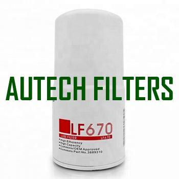 Lube Filter Spin-on Full Flow- P551670,LF670